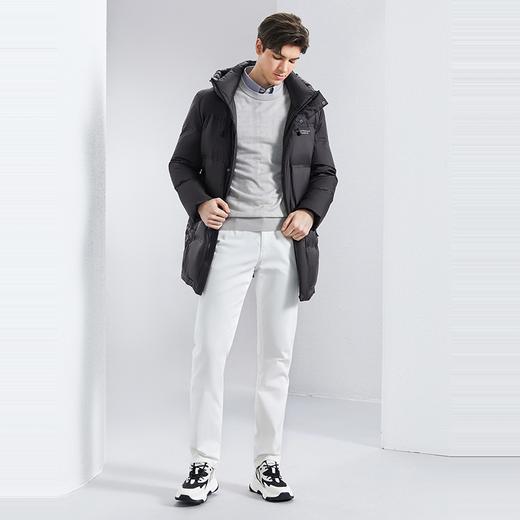 【白鸭绒】柒牌羽绒服2024冬季新款男士时尚休闲连帽加厚防风外套	127E70130 商品图3