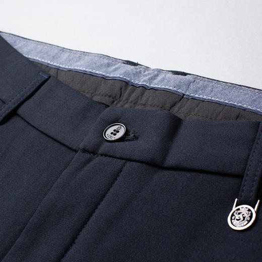 【加绒保暖 含绵羊毛】罗蒙秋冬季加绒裤子男加厚男裤保暖男士休闲裤弹力休闲裤男长裤 商品图8