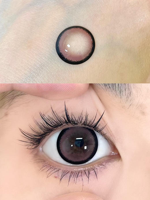 【大直径】ButterGU-浪漫生长/粉色狗狗眼-14.5mm【年抛0-1000度 含525/575】 商品图1