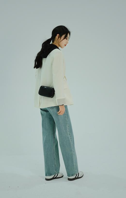 【门店同款】ENJOY春季翻袖条纹双排扣西装外套 155945076 商品图4