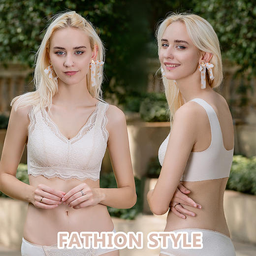 【蕾丝聚拢内衣】蕾丝柔软舒适无钢圈加强聚拢 无痕舒适 商品图2