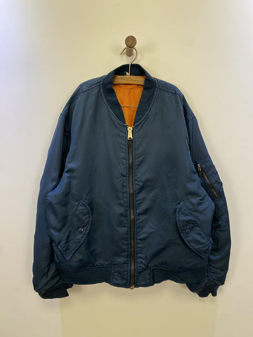 80年代 Vintage MA-1 空军飞行员外套 棉服 夹棉外套_CTJK(XL) 商品图0