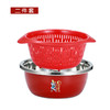 【春节不打烊！国潮五福聚宝盆】可放微波炉，沥碗、盛汤、盛水果、盛蔬菜！2024龙年多用盆家用不锈钢盆 商品缩略图8