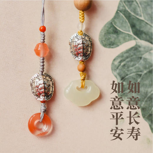 米马原创设计 S925银长寿富甲平安挂件 天地三才十天干十二地支甘四山 商品图1