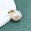 18K珍珠圆珠约12mm吊坠赠链 商品缩略图0