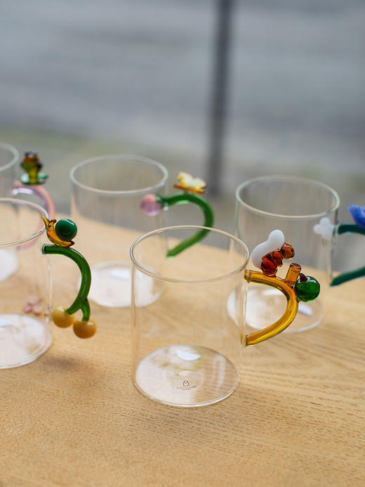 Ichendorf  花果挂⽿杯 450ml 立体动物马克杯高颜值透明玻璃咖啡杯 礼物 商品图2