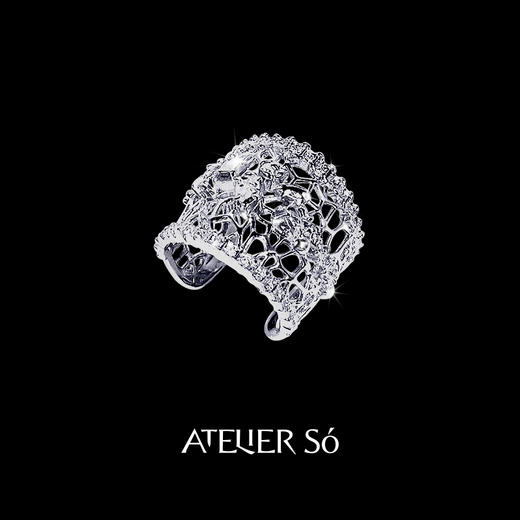 ATELIERSÓ 24SS KARAT 系列-蕾丝克拉宽戒 商品图0