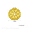 【限时克减150元】【10克】足金999.9 【10克】实心十二时辰乾坤八卦平安扣金条（配亚克力盒，塑封包装）(JT00022)（预售产品下单后不退款不退货不换货不补差价） 商品缩略图5