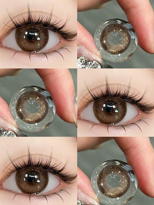 leenscolor 星河浪漫 棕 14.2mm 年抛 含硅水凝胶 商品图0