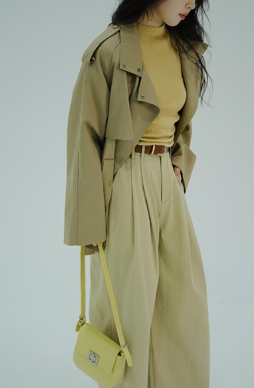 【门店同款】ENJOY春季韩系撞色短风衣 155619772 商品图5