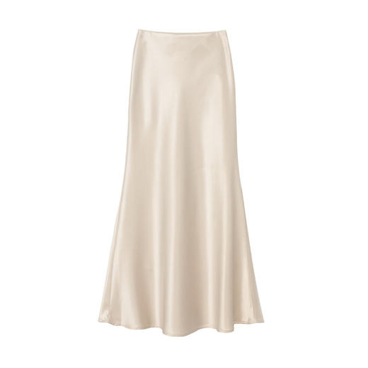 Y4CBQ132【钰米】 醋酸 半腰裙 显瘦 亲肤裙子 商品图5