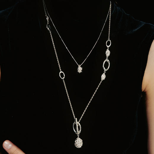 ATELIERSÓ 24SS KARAT 系列-椭圆拼接长项链 商品图1