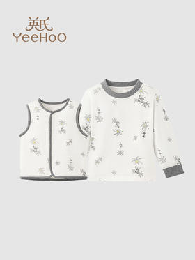 英氏熊猫氧感系列内衣家居服背心打底衣2024春季衣服YLTAJ0Q001A YLPAJ0Q002A