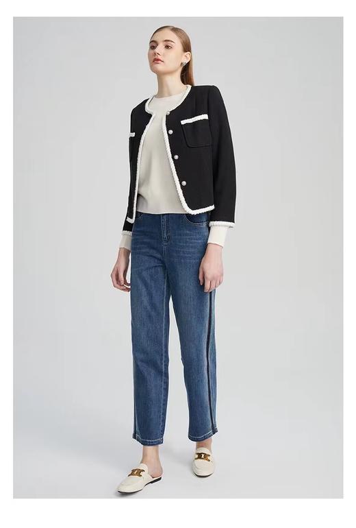 A7128       法式高级感气质修身显瘦百搭小香风外套 商品图4