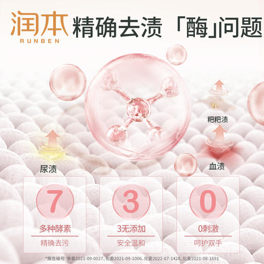 【活动价 4瓶39.9】润本内衣专用洗衣液 儿童款 祛血渍款 湿厕纸 生理期必囤【8.6】 商品图4