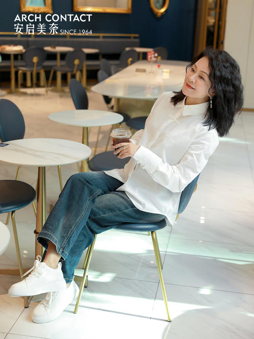 舒适百搭 | ARCH CONTACT安启美奈·秋季云朵舒适鞋垫休闲小白鞋 商品图3