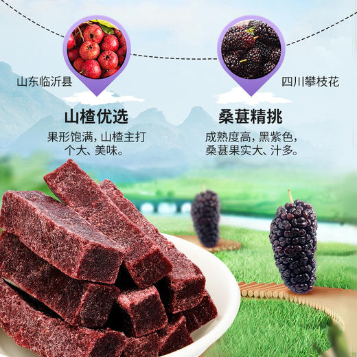 雷允上桑葚山楂条125g/袋 商品图2