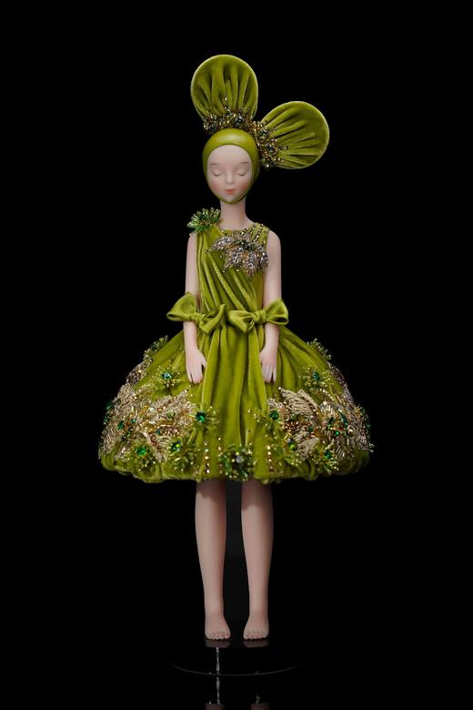 Owen Su《凡尔赛绿丝绒》高定然女孩 商品图5