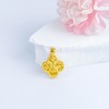 【限时7.5折】【定价黄金】足金999 (足金999字印)5G黄金镂空影底四叶草吊坠(5GDZ00261)（预售产品下单后不退款不退货不换货不补差价） 商品缩略图0