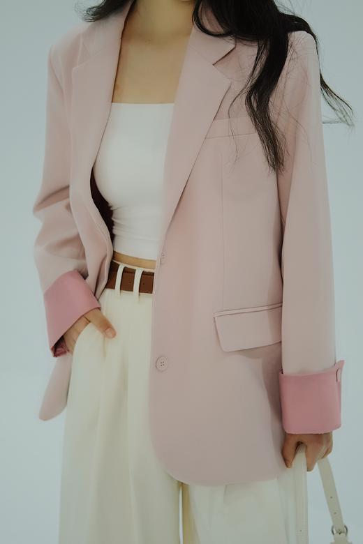 【门店同款】ENJOY春季袖口拼色西装 155619801 商品图4