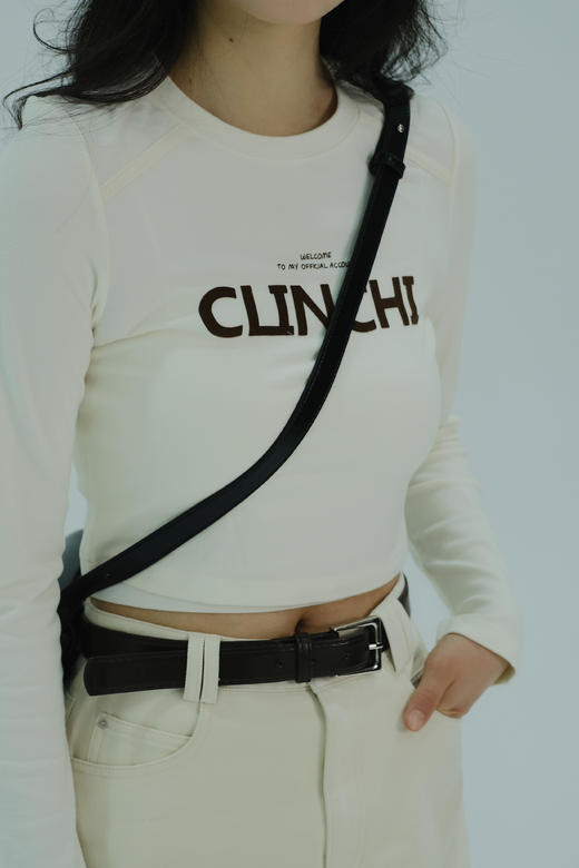 【门店同款】ENJOY春季辣妹字母长袖T 155995145 商品图0