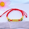 【限时7.5折】【定价黄金】足金 #儿童/宝宝 3D硬金平安喜乐如意牌红绳调节成品手串（宝宝、大人都适戴）(AA3DSC00368)（预售产品下单后不退款不退货不换货不补差价） 商品缩略图0