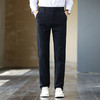 1Z130J855A【双面磨毛 含羊毛】罗蒙秋冬季男装加厚保暖男长裤休闲裤男商务西裤男士西装裤子男 商品缩略图1