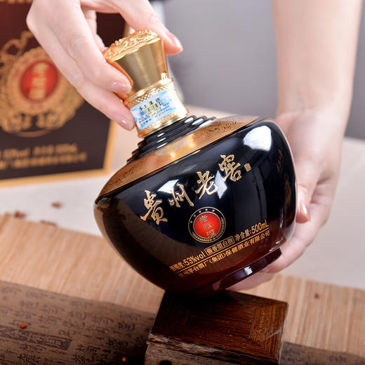 【自营】茅台贵州老窖老坛酒酱香型白酒53度500mL*6瓶整箱装茅台12.16-1.4下单赠送喜福盛世小酒52度100ml*5瓶 商品图3