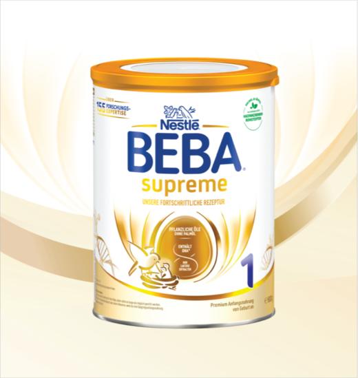 【系统升级中，微信下单优惠】     保税现货 | 德国Nestlé雀巢BEBA至尊版1段奶粉 800g 商品图1