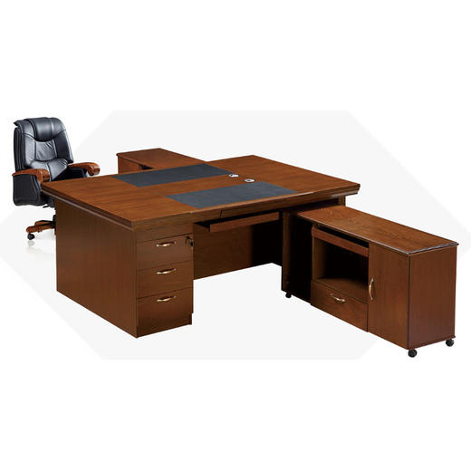 新红鹰办公桌B1807双面木纹（1800*1200*760） 商品图0