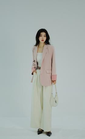 【门店同款】ENJOY春季袖口拼色西装 155619801