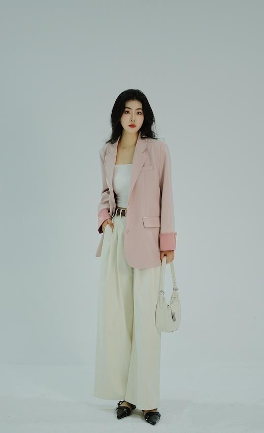 【门店同款】ENJOY春季袖口拼色西装 155619801 商品图0