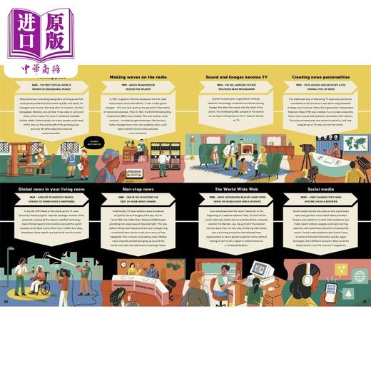 【中商原版】内故事 新闻如何运作 Inside Story How the News Works 英文原版 儿童科普绘本 知识百科图画书  进口科学读物 商品图3