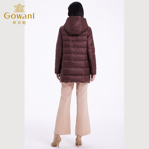 乔万尼双面穿羽绒服新品减龄连帽加厚EF4T182 商品图4