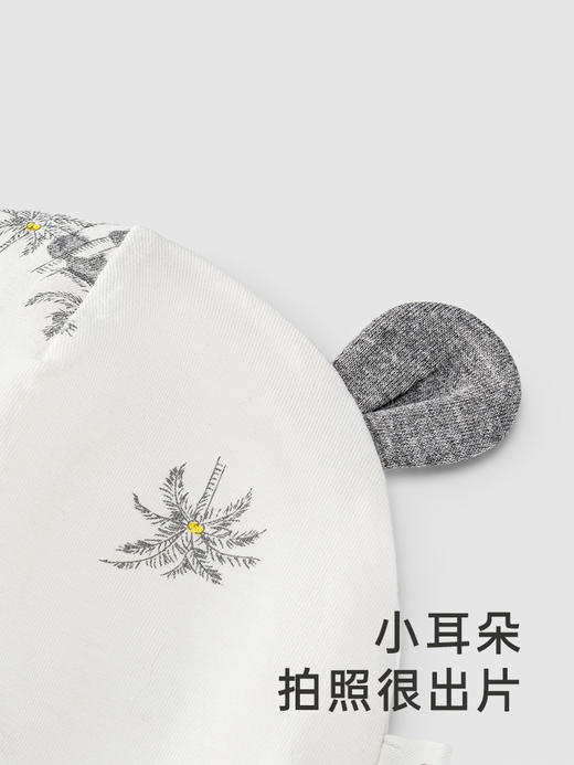 英氏熊猫氧感系列婴幼儿胎帽宝宝可爱圆帽2024春新款YLSJJ0Q003A 商品图3
