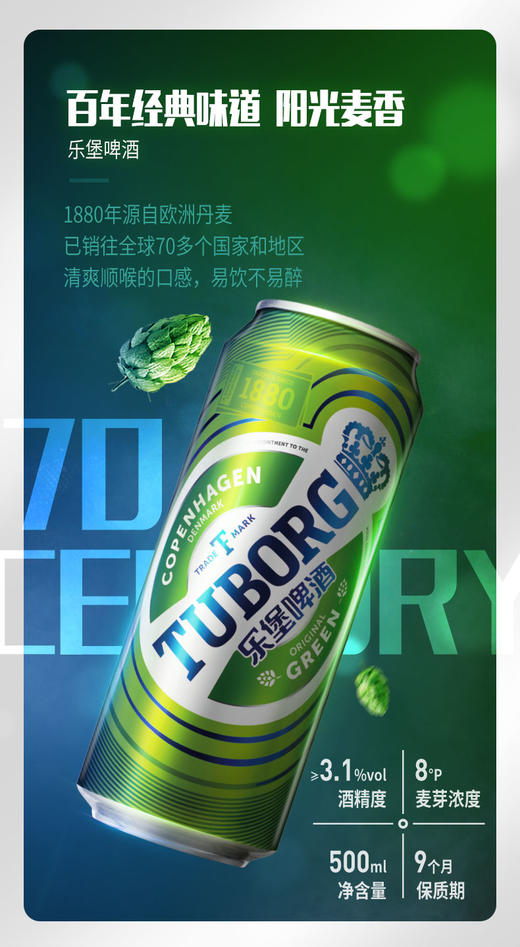 畅饮套装：嘉士伯500*16罐（4乌苏4乐堡4特醇4白啤）新旧包装随机发，西南地区缺货不发 商品图2