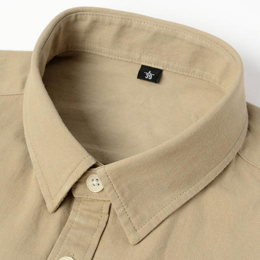 素色全棉工装衬衫休闲外套（4-118） 商品图11