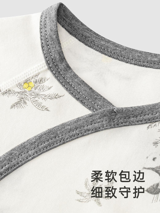 英氏新生婴儿衣服熊猫婴幼儿爬服2024春秋宝宝连体衣YLHAJ0Q003A YLAAJ0Q003A YLDAJ0Q002A 商品图1