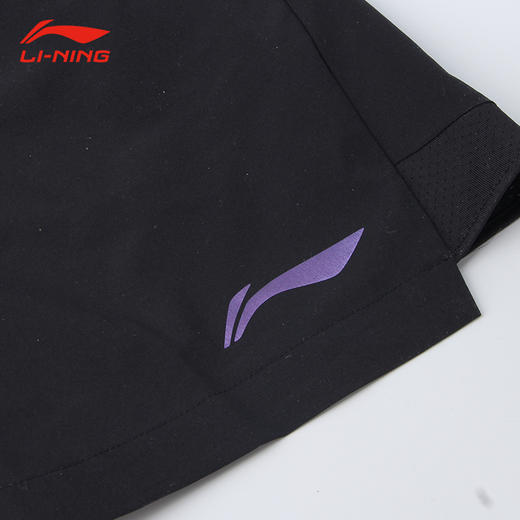 李宁羽毛球服男女同款日常训练系列比赛裤AAPU129 标准白 商品图3