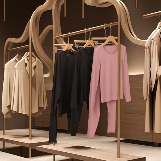 【断码特价】柜上699 曼妮fen无痕随心裁内穿柔暖套装 棉感加绒发热保暖打底内衣女士秋衣秋裤 商品图1