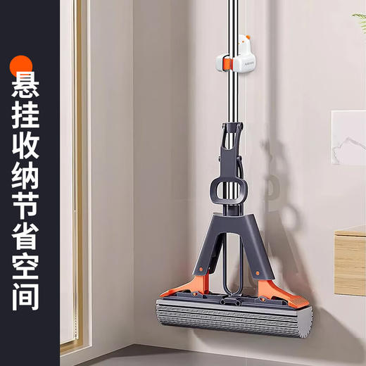 佳帮手海绵拖把家用一拖净2023款吸水对折式免手洗胶棉头地拖布 商品图7