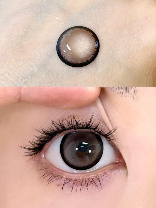 【半年抛大直径】GUGUCON-告别暮色/棕色狗狗眼-14.5mm【半年抛0-1000度 含525/575】 商品图1