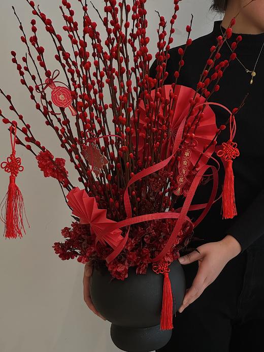 龙年限定  惊鸿一瞥 · 银柳瓶花  商品图0