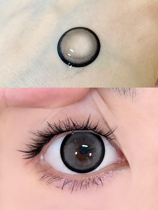 【大直径】ButterGU-误翻砚台/灰色狗狗眼-14.5mm【年抛0-1000度 含525/575】 商品图1