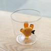 Ichendorf 玻璃水杯 珊瑚⻥350ml  意大利创意手工立体动物透明玻璃水杯 商品缩略图5