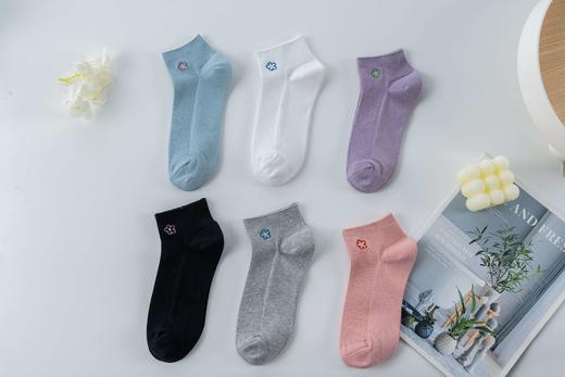 【远梦】女短袜(休闲刺绣系列)YM2330 商品图0