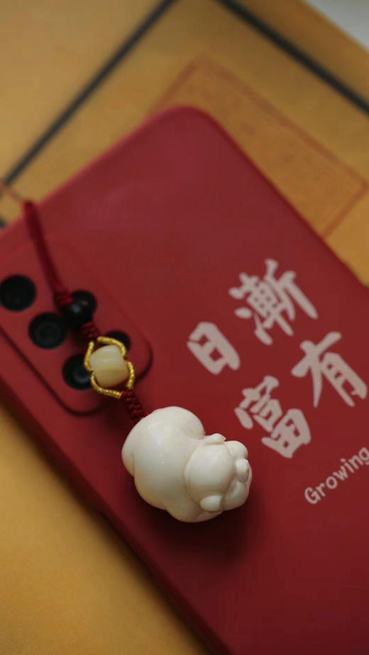 鹿角丨小福猪°钥匙扣挂件 商品图6