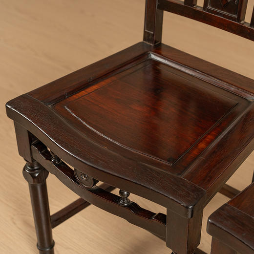 民国 红木靠背椅（一对） 商品图3