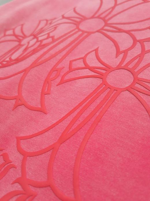 CH 2024春夏 经典款 重工喷马骝洗水 立体滴印花 圆领短袖T恤 Z-11317 商品图12