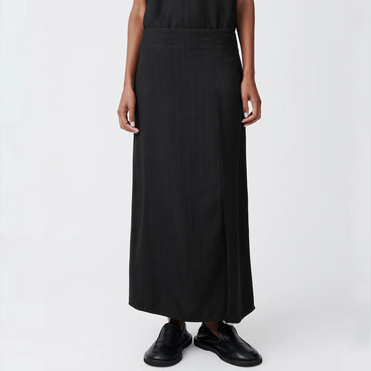 STUDIO NICHOLSON ASYMMETRIC DRAPE SKIRT SN女装不对称半身长裙 商品图0